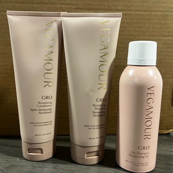 Gro Company Hair Vegamour Gro Revitalizing Shampoo Conditioner And